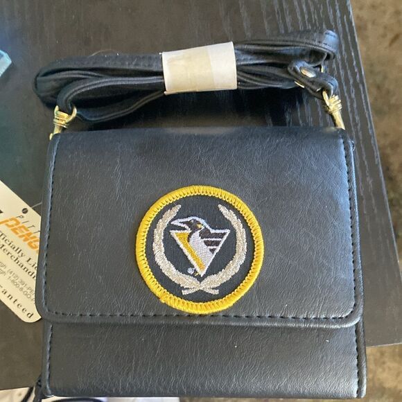 NWT Vintage Pittsburgh Penguins mini handbag - Picture 2 of 11